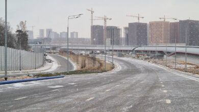 Собянин: Дорога от метро «Коммунарка» до ул. Поляны готова более чем наполовину