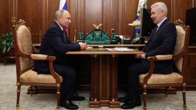 Собянин доложил Путину об устойчивом росте экономики Москвы